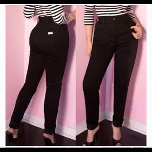 Bad Girl Black Denim-Vixen by Micheline Pitt Jeans